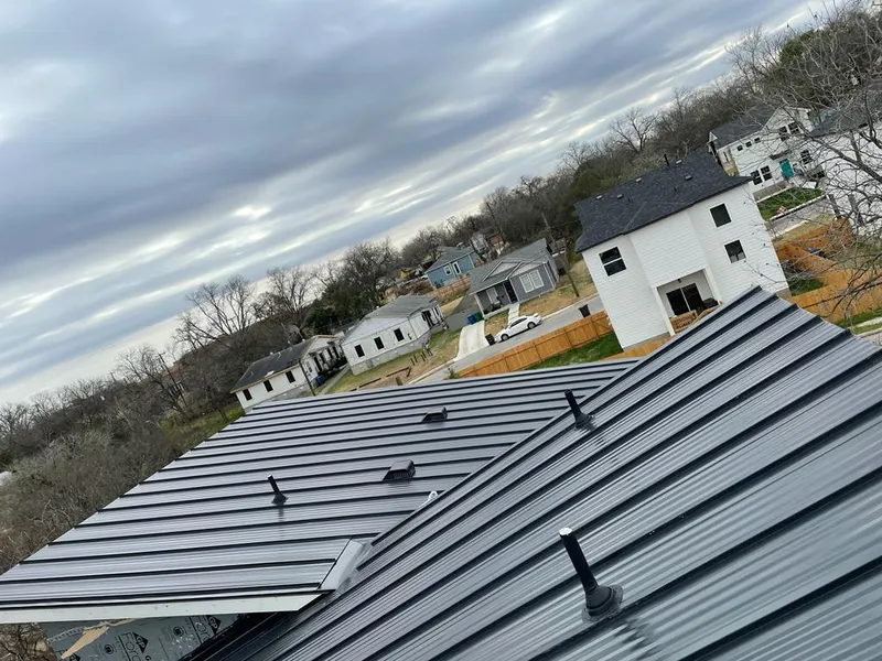 Standing seam metal roof panels with vents for Skylight Repair in Moorefield